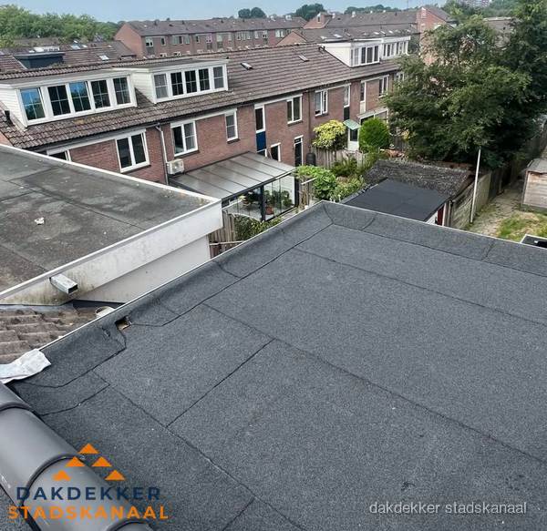 Dakinspectie plat dak aanbouw in Stadskanaal