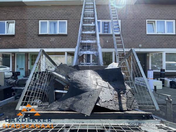 Kosten dakreparatie: dakschade aan flatgebouw in Stadskanaal